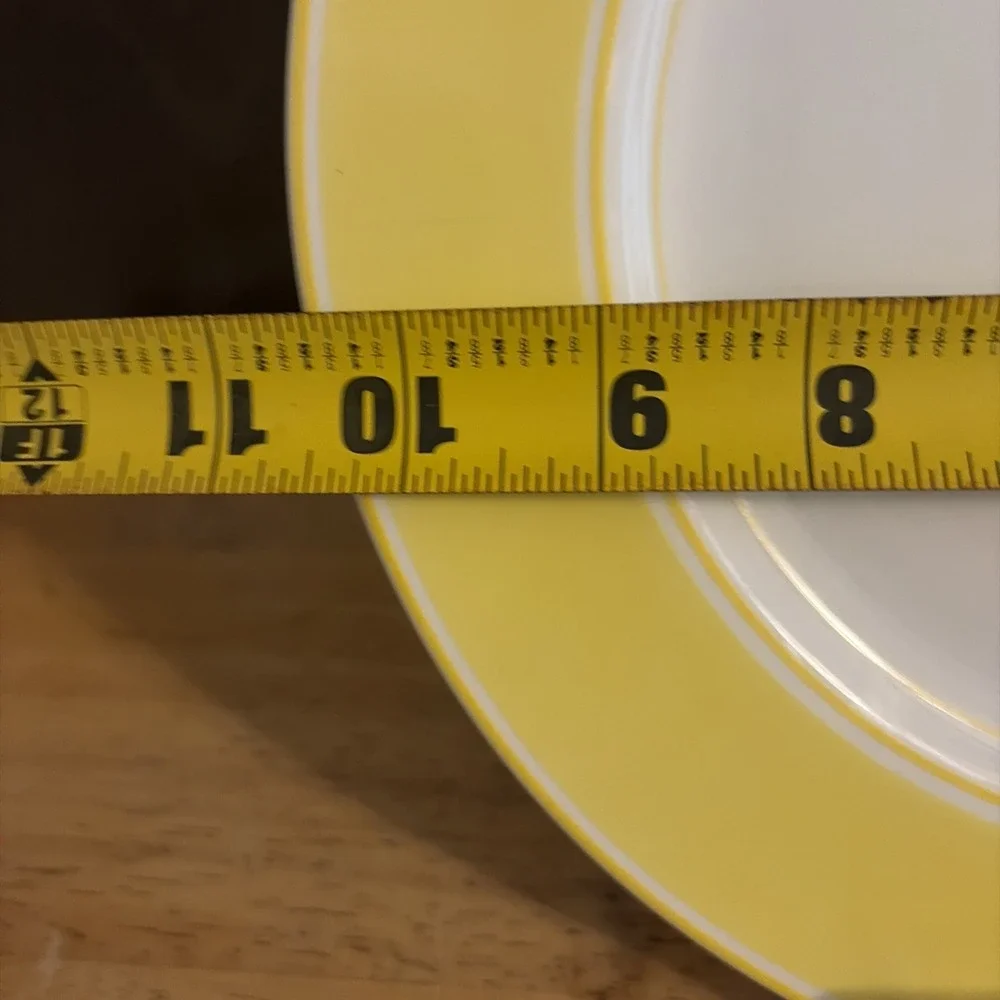 Vintage Fitz and Floyd Rondelet Yellow Gold 10.5